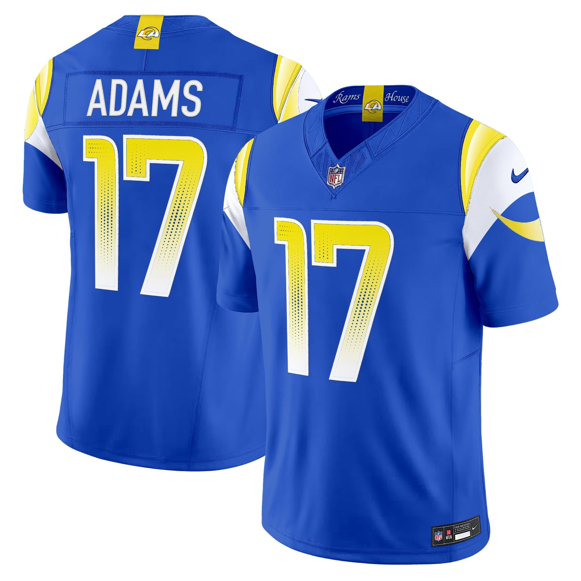 Men’s Los Angeles Rams 2025 “Rivalries” Vapor Limited Jersey – All Stitched  Davante  Adams    17