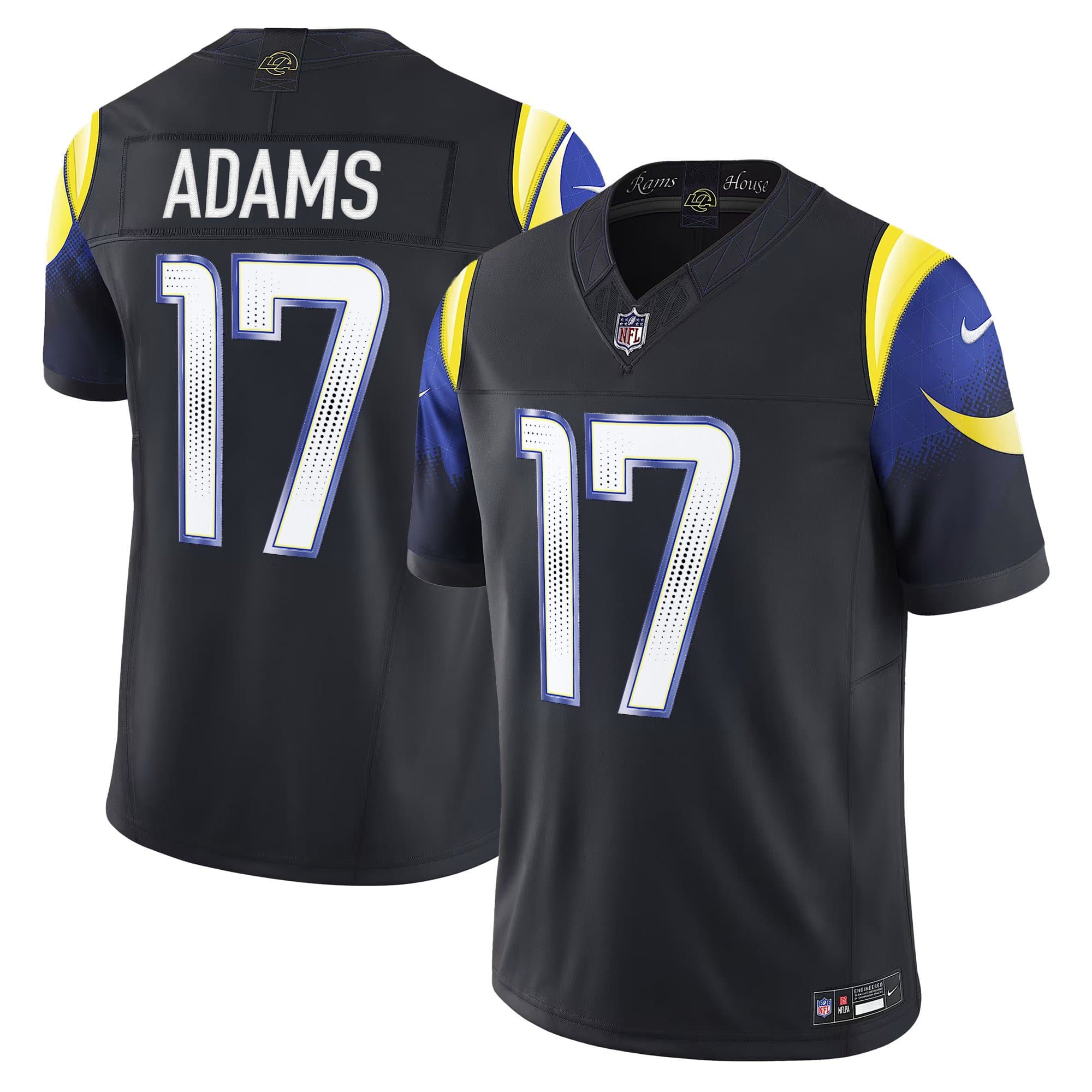 Men’s Los Angeles Rams 2025 “Rivalries” Vapor Limited Jersey – All Stitched  Davante  Adams    17_1