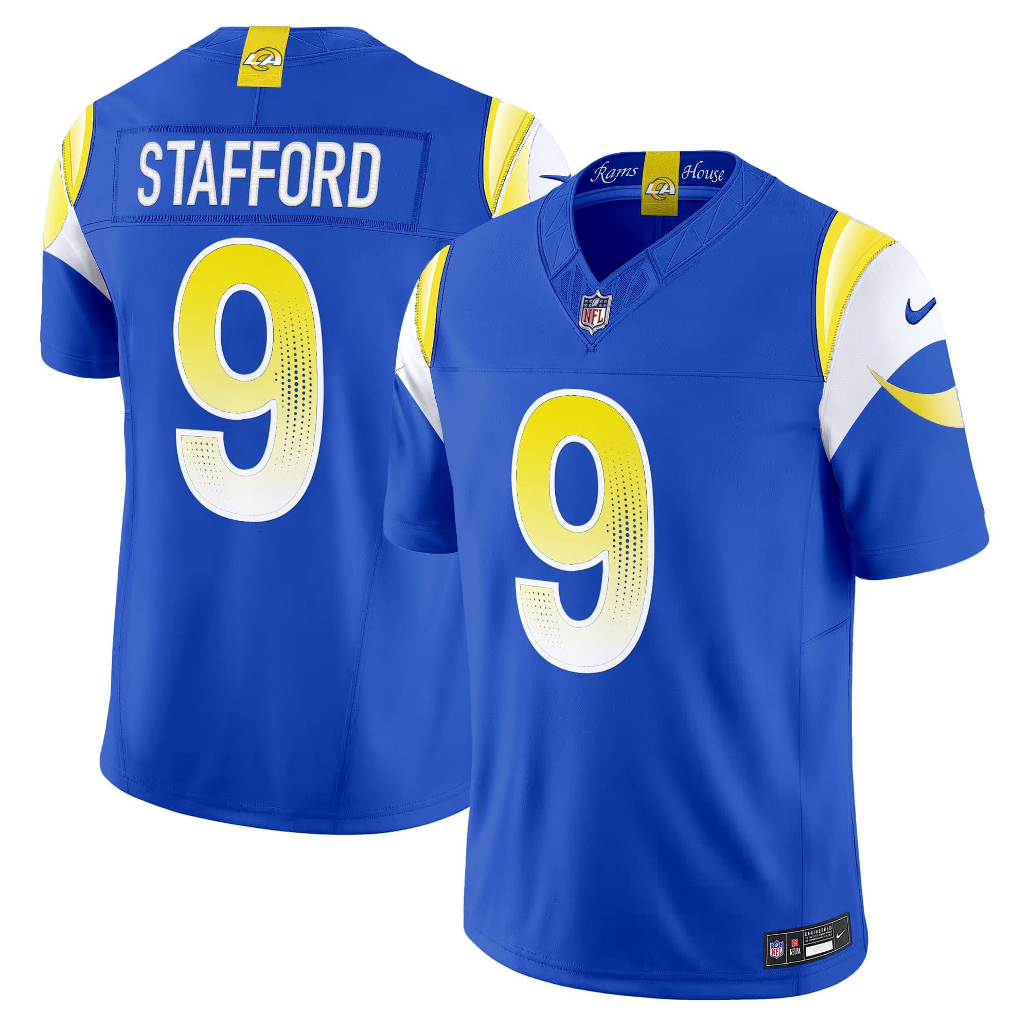 Men’s Los Angeles Rams 2025 “Rivalries” Vapor Limited Jersey – All Stitched  Matthew  Stafford   9