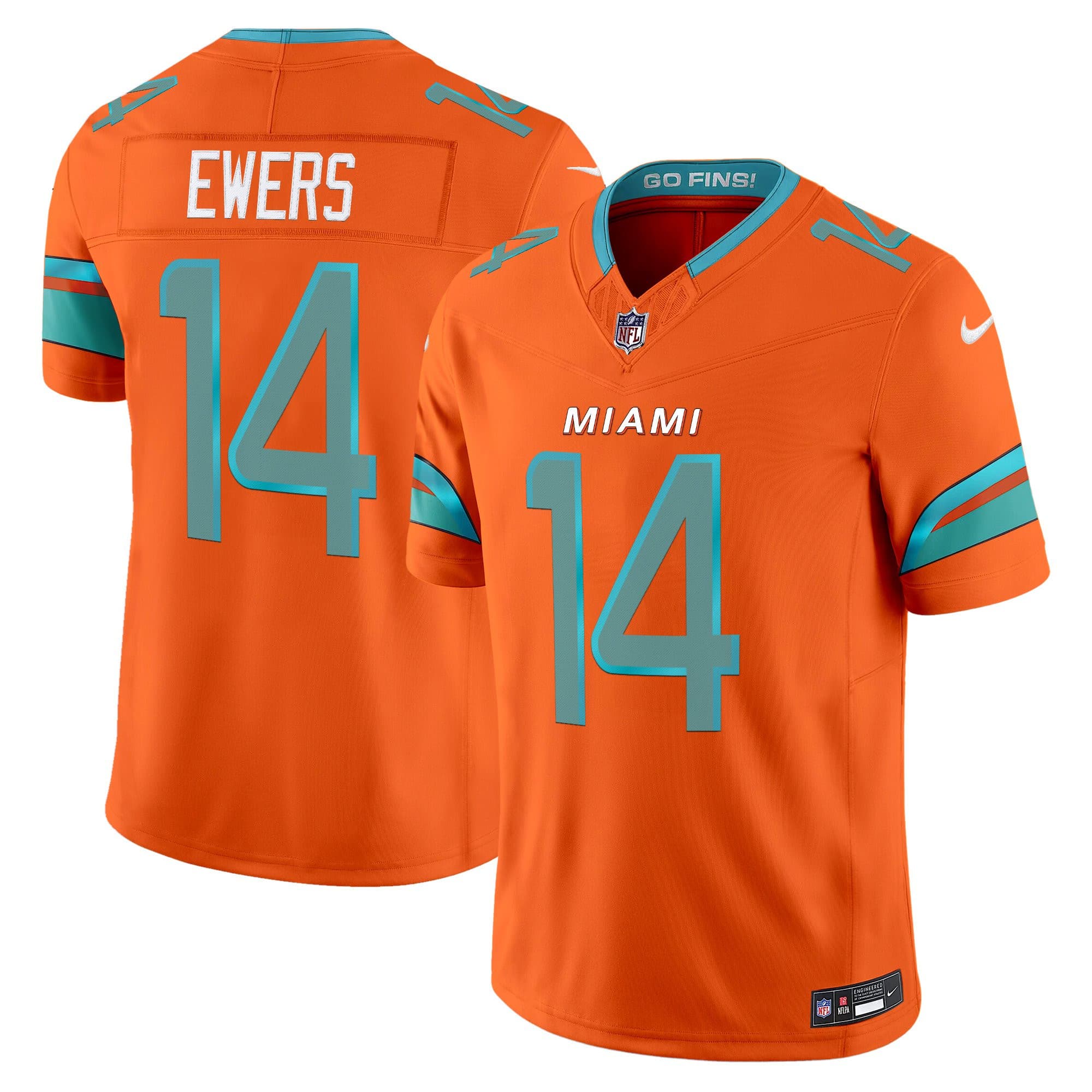 Men’s Miami Dolphins 2025 “Rivalries” Vapor Limited Jersey – All Stitched