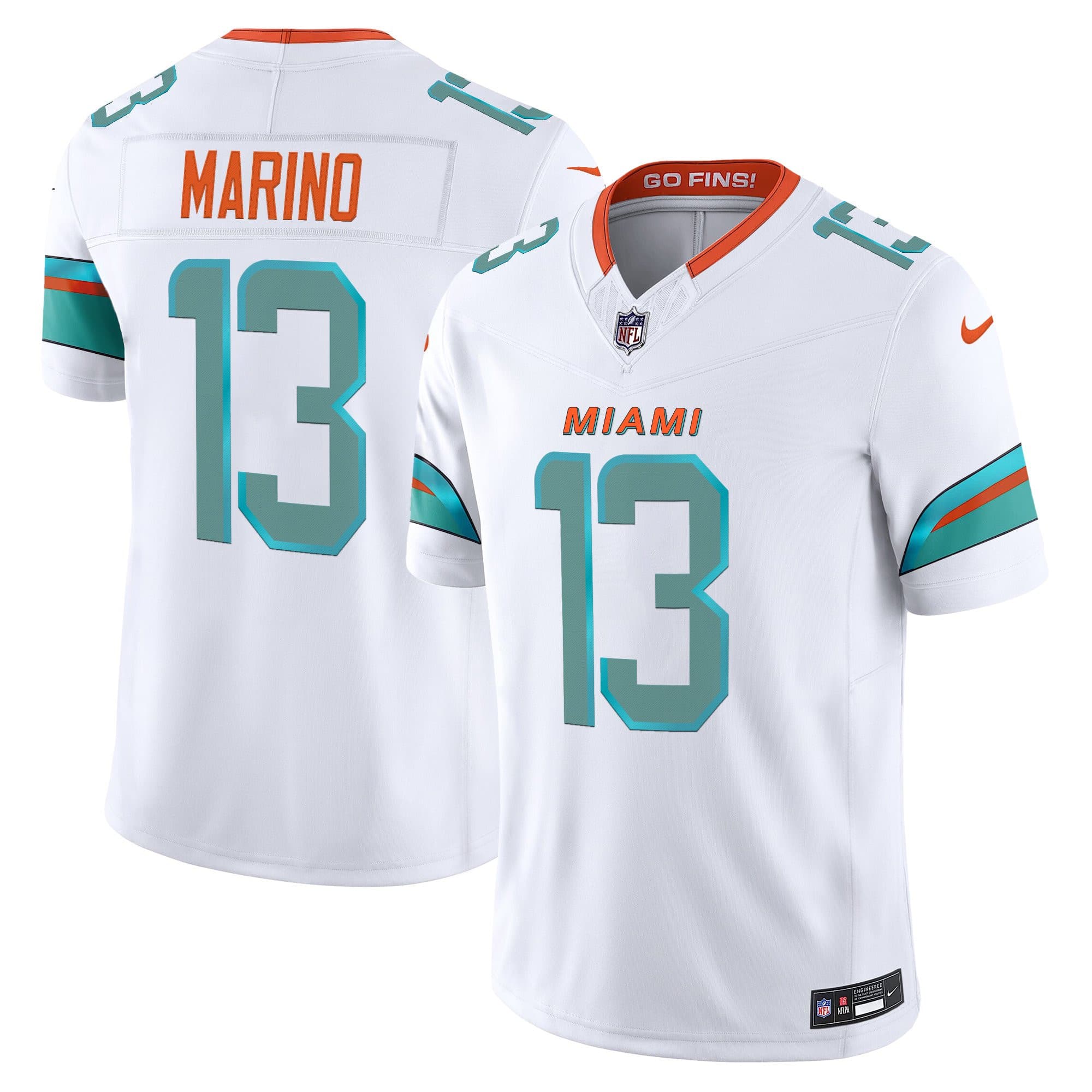 Men’s Miami Dolphins 2025 “Rivalries” Vapor Limited Jersey – All Stitched Dan Marino    13