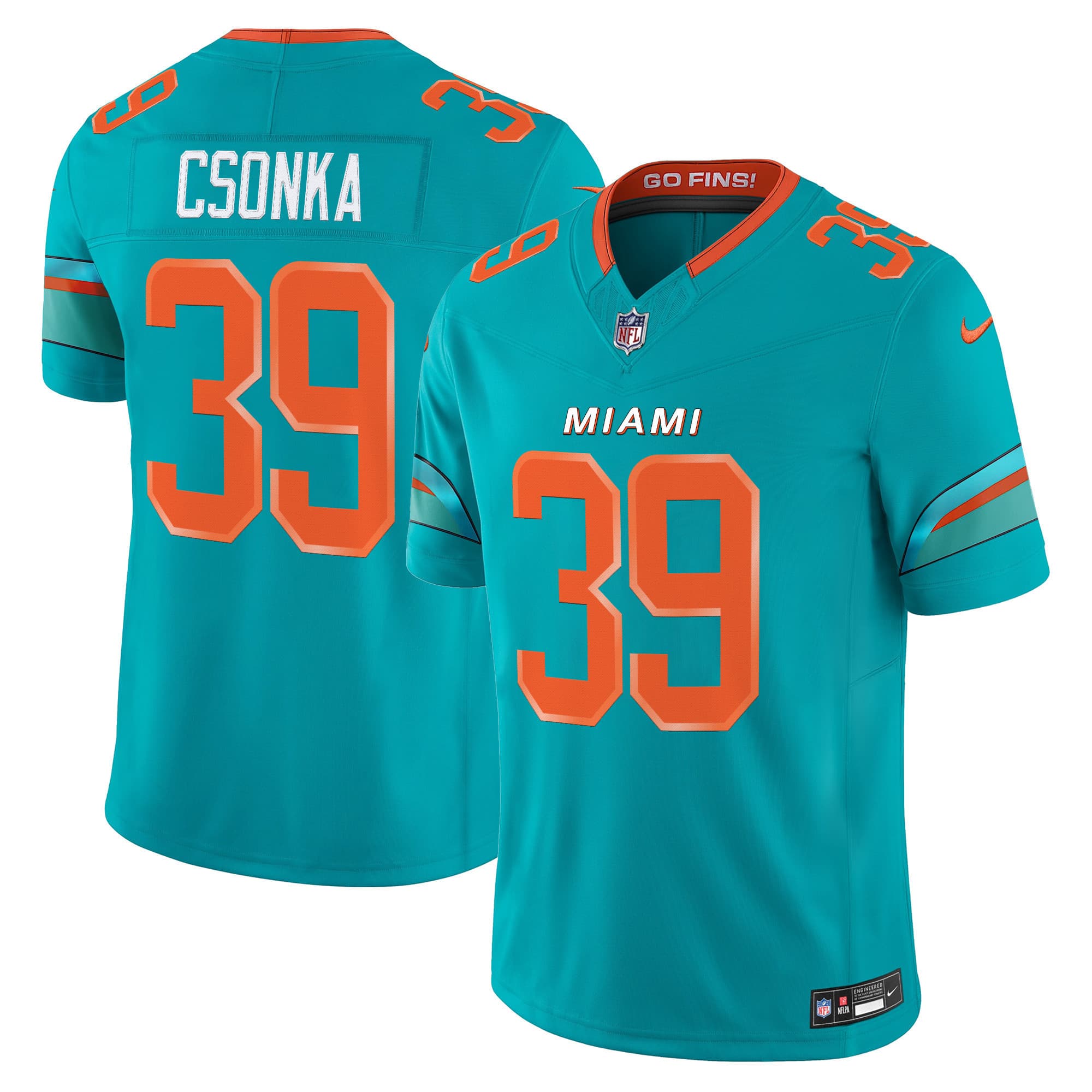 Men’s Miami Dolphins 2025 “Rivalries” Vapor Limited Jersey – All Stitched Larry Csonka