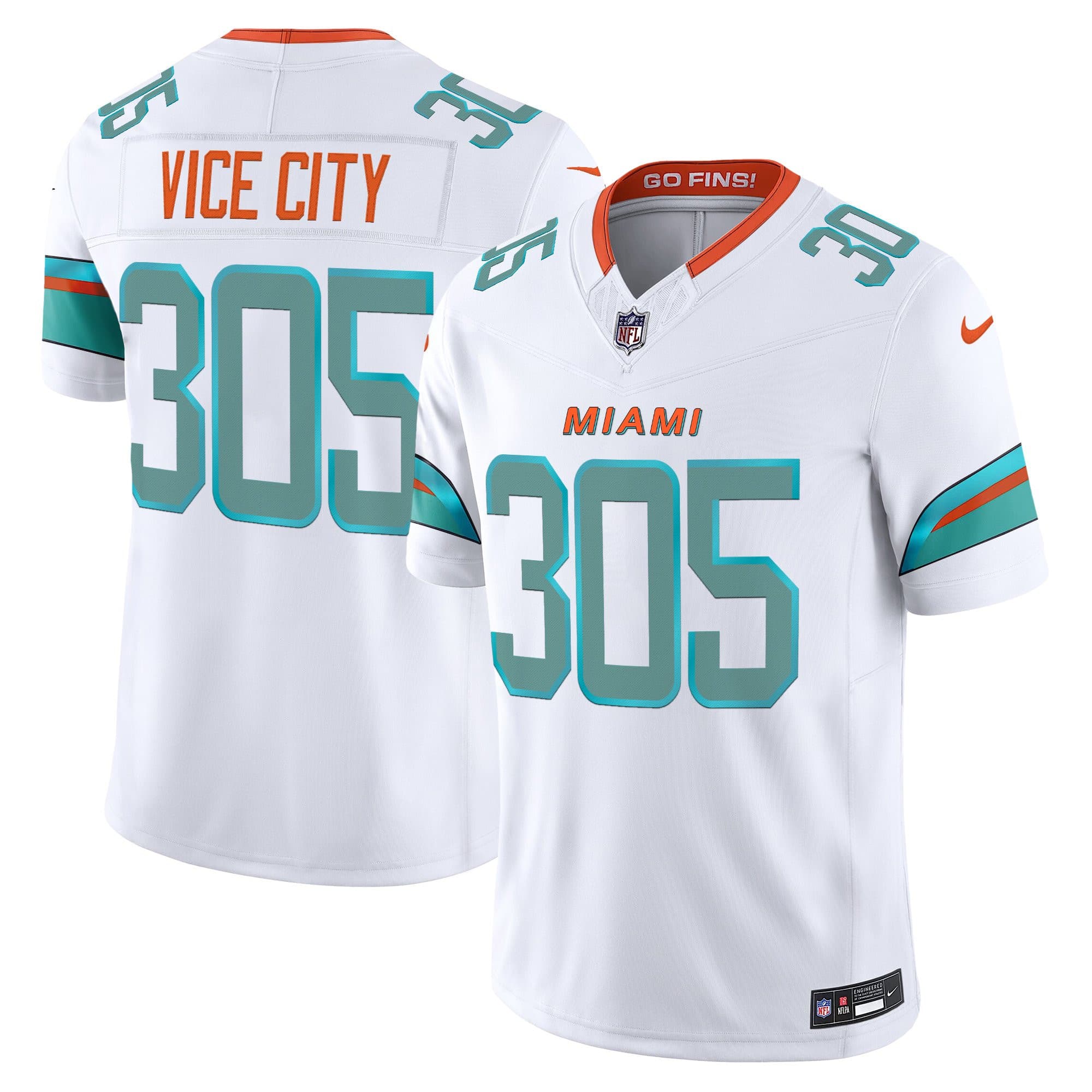 Men’s Miami Dolphins 2025 “Rivalries” Vapor Limited Jersey – All Stitched ViceCity     305