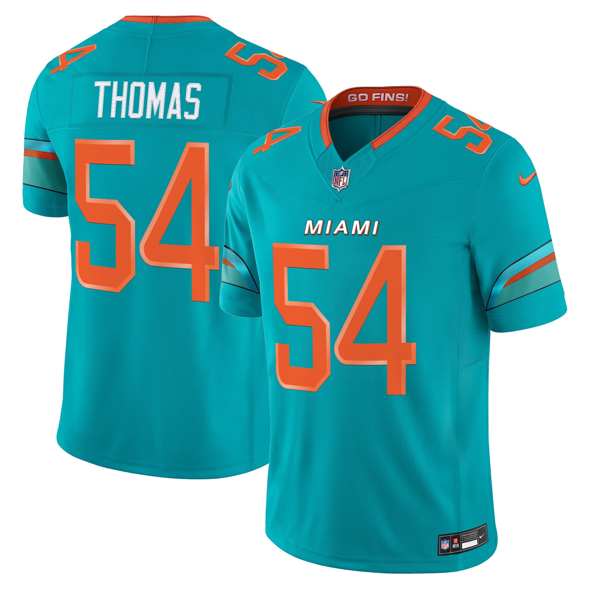 Men’s Miami Dolphins 2025 “Rivalries” Vapor Limited Jersey – All Stitched Zach Thomas