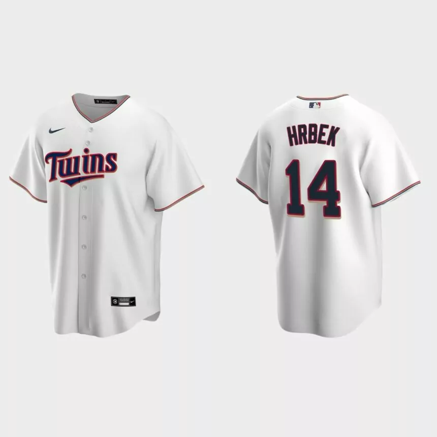 Men’s Minnesota Twins Kent Hrbek White Replica Retired Player Jersey