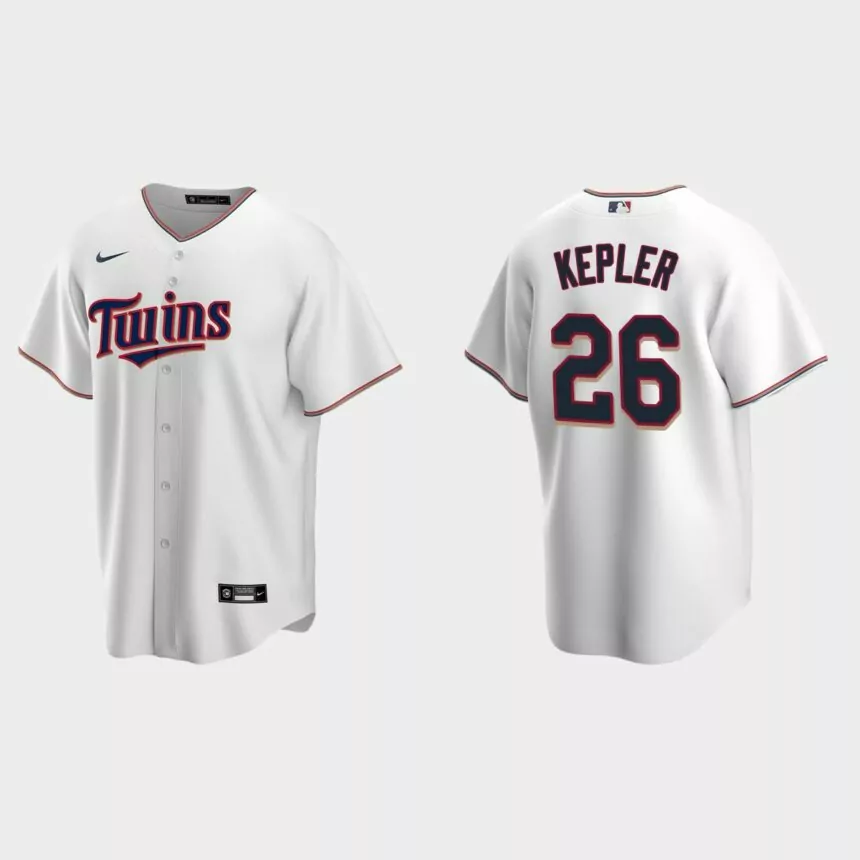 Men’s Minnesota Twins Max Kepler Home Replica Jersey – White