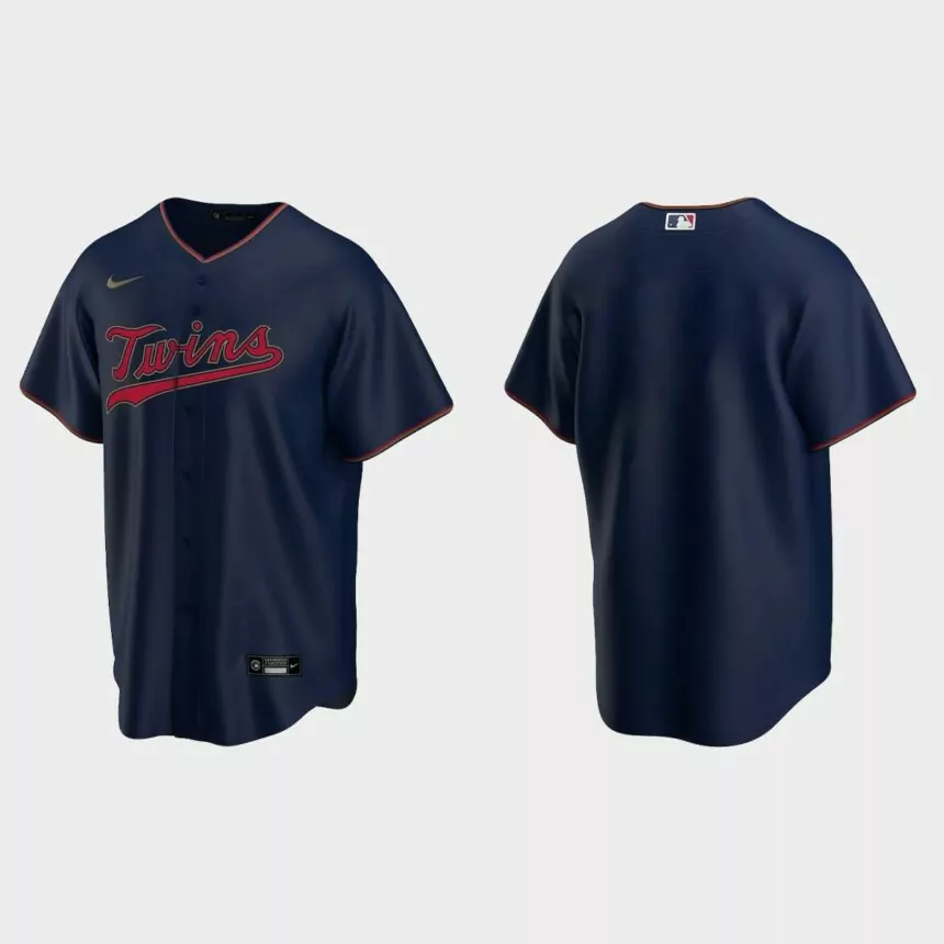 Men’s Minnesota Twins Navy 2020 Replica Alternate Jersey