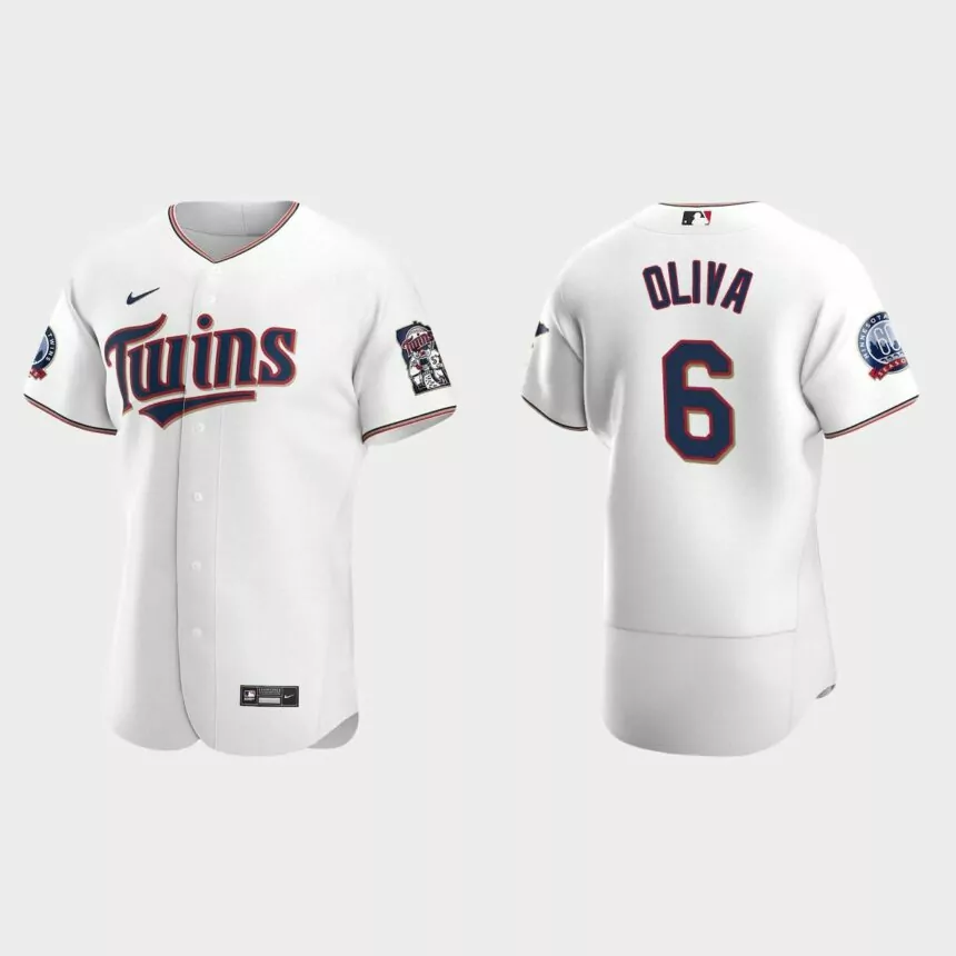 Men’s Minnesota Twins Tony Oliva White Authentic Retired Player Jersey