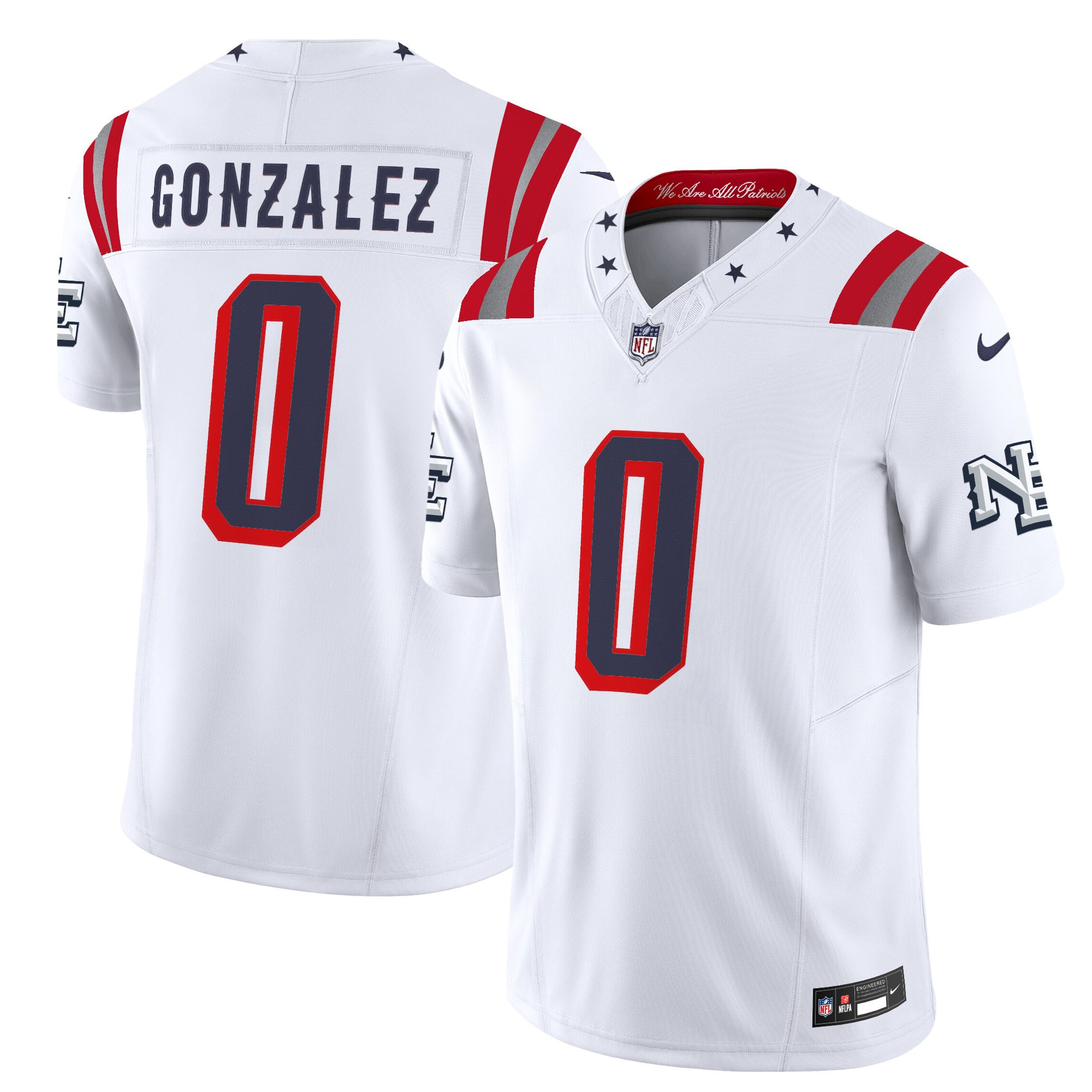 Men’s New England Patriots 2025 “Rivalries” Vapor Limited Jersey – All Stitched Christian Gonzalez    0