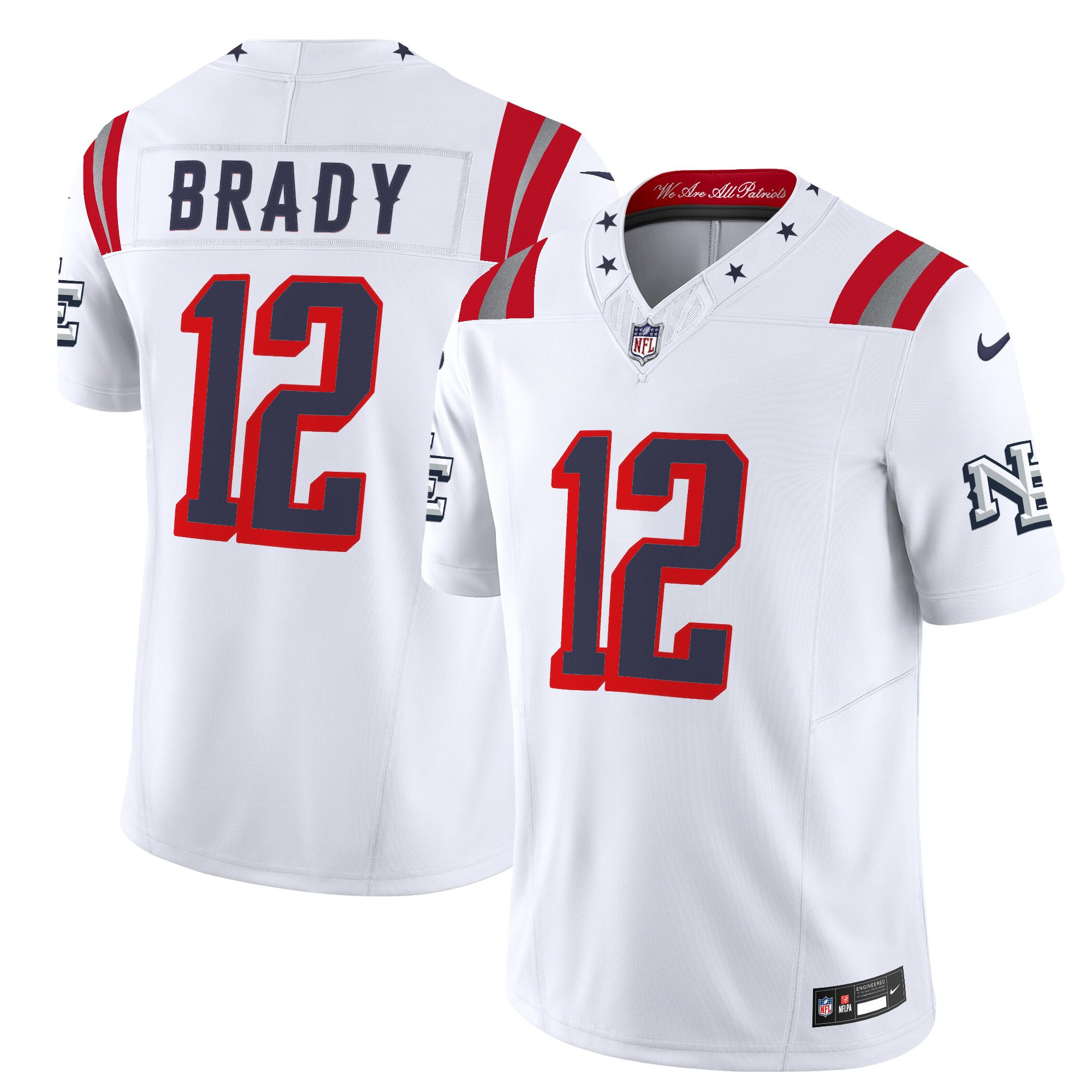 Men’s New England Patriots 2025 “Rivalries” Vapor Limited Jersey – All Stitched Tom Brady     12