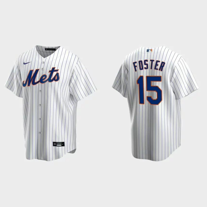 Men’s New York Mets George Foster White Replica Retired Player Jersey
