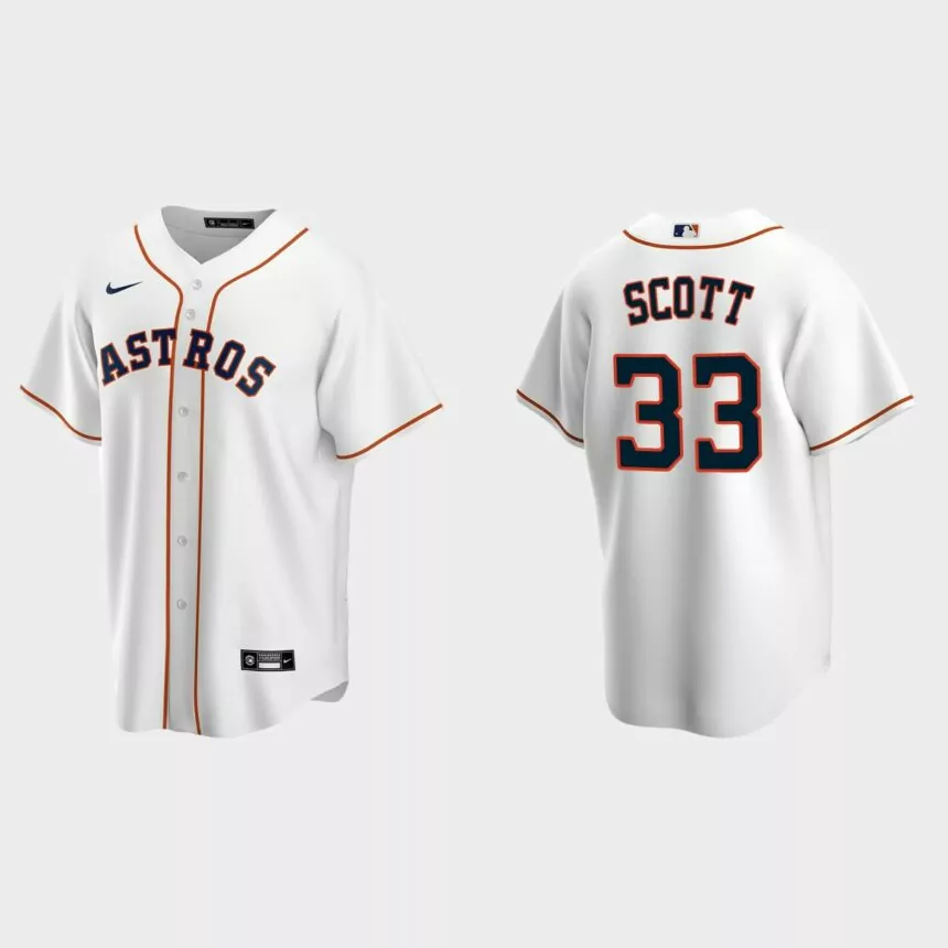 Men’s New York Mets Mike Scott White Replica Retired Player Jersey
