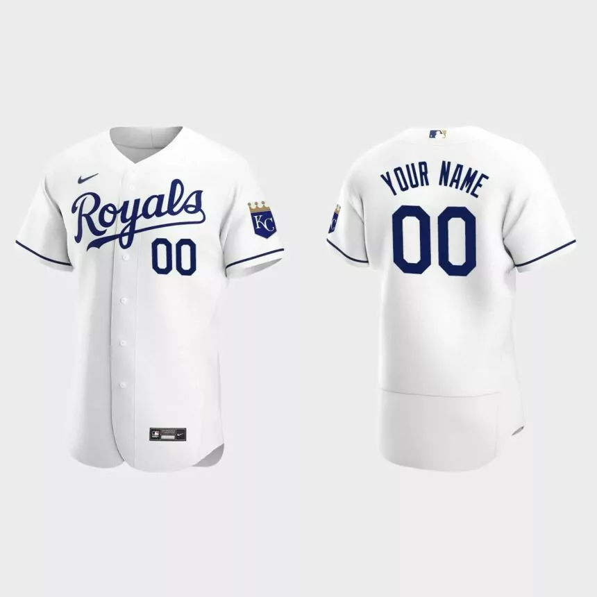Men’s New York Mets White Authentic 2020 Home Custom Jersey
