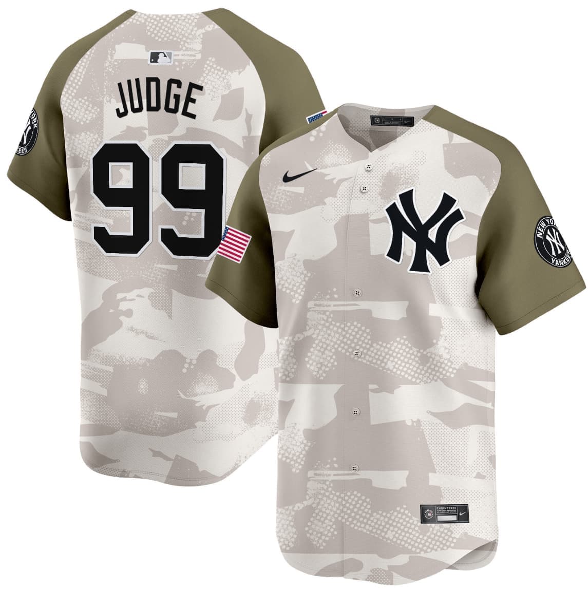 Men’s New York Yankees 2025 Armed Forces Day Vapor Premier Limited Jersey –  Stitched