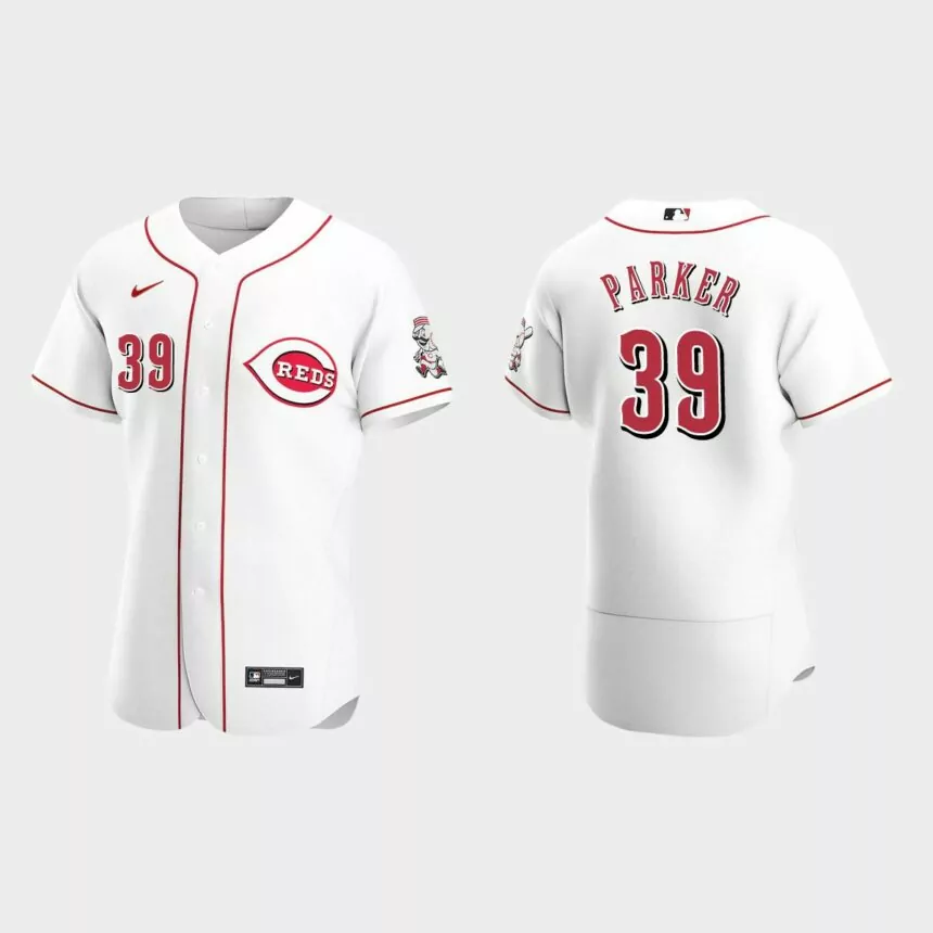 Men’s Oakland Athletics Dave Parker White Authentic Retired Player Jersey