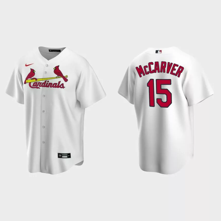Men’s Philadelphia Phillies Tim McCarver White Replica Retired Player Jersey