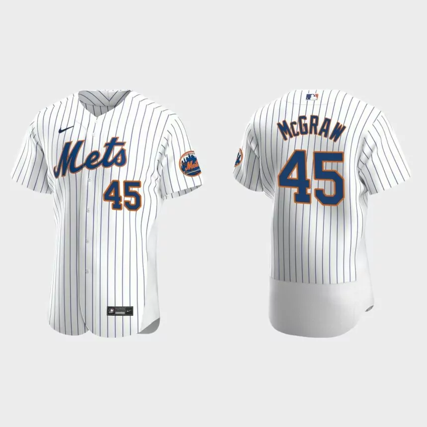 Men’s Philadelphia Phillies Tug McGraw White Authentic Retired Player Jersey