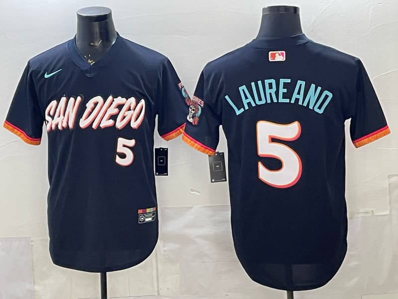 Men’s San Diego Padres  Limited Jersey – All Stitched  5 laureand
