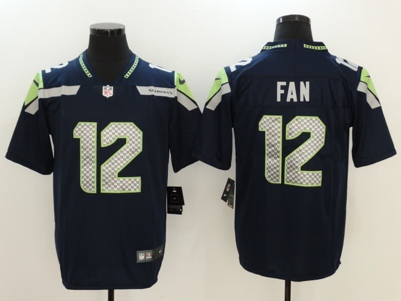 Men’s Seattle Seahawks   Vapor Limited Jersey  – All Stitched fan   12