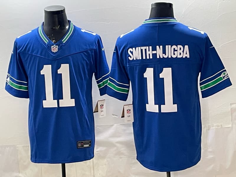 Men’s Seattle Seahawks  Vapor Limited Jersey   All Stitched  Smith-Njigba  11