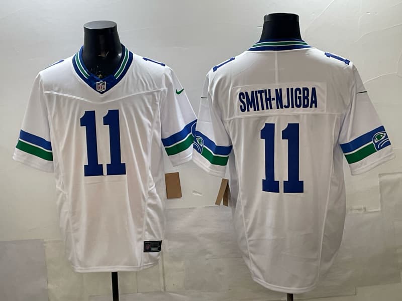 Men’s Seattle Seahawks  Vapor Limited Jersey  All Stitched   Smith-Njigba 11