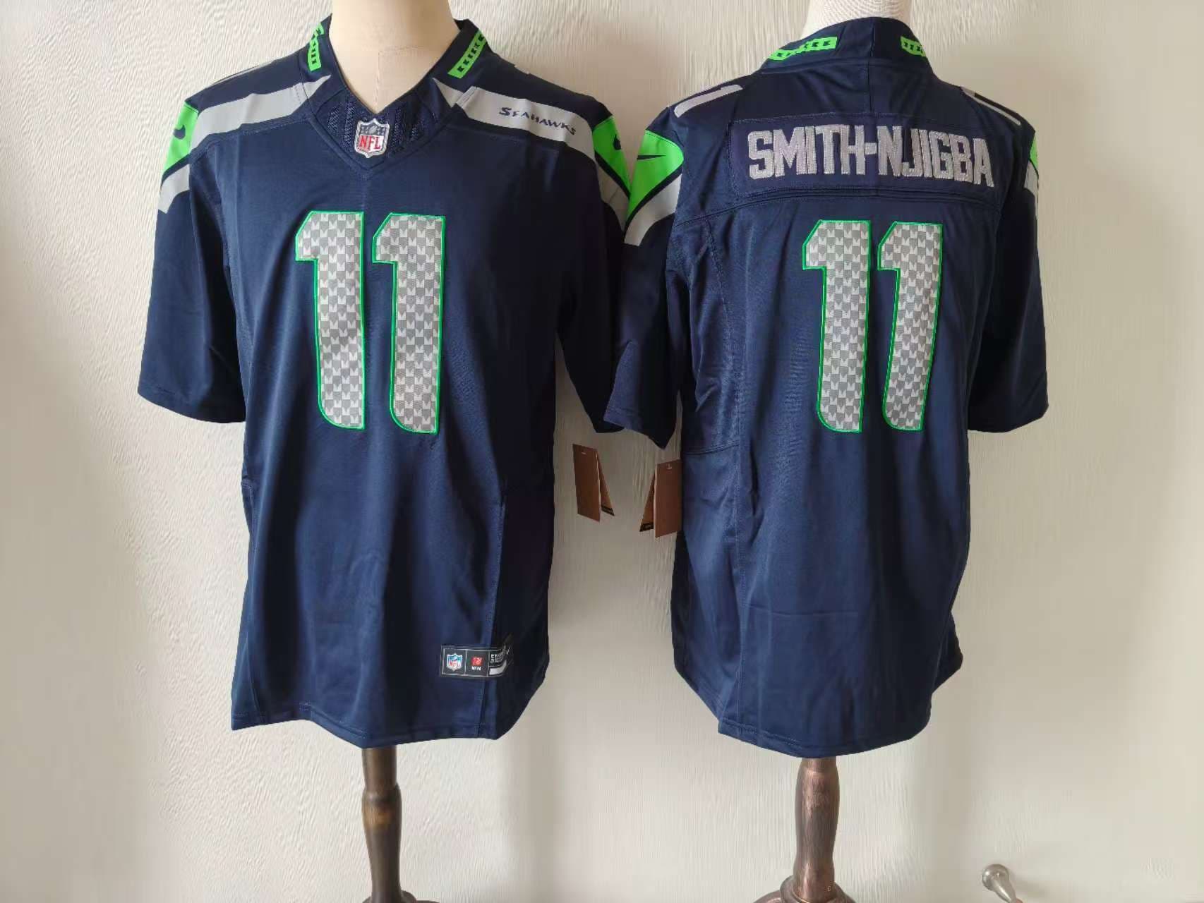 Men’s Seattle Seahawks  Vapor Limited Jersey  All Stitched Smith-Njigba 11