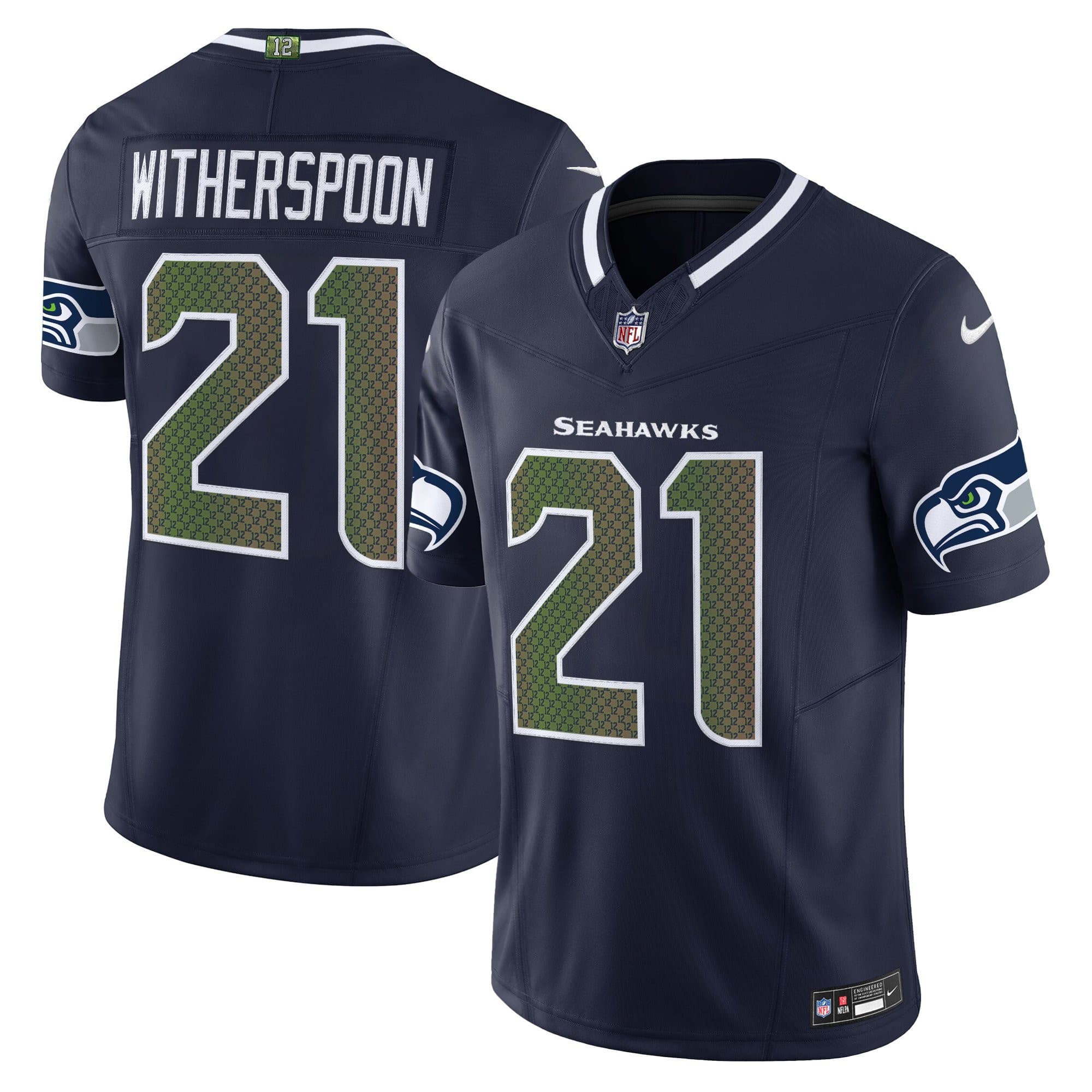 Men’s Seattle Seahawks 2025 “Rivalries” Vapor Limited Jersey – All Stitched Devon  Witherspoon 21
