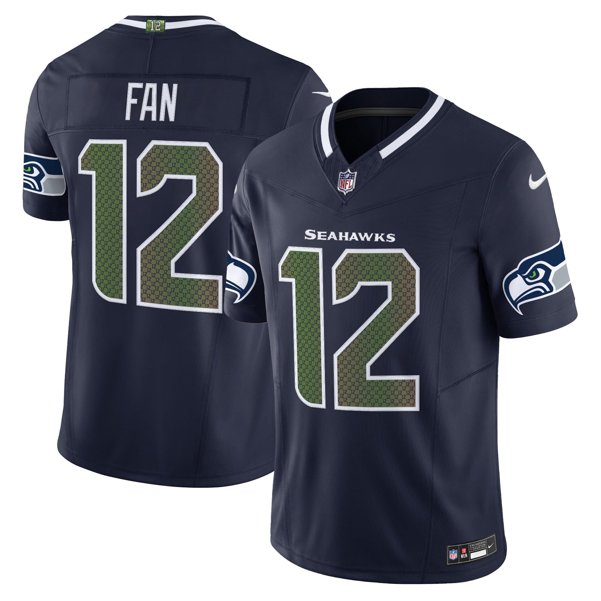 Men’s Seattle Seahawks 2025 “Rivalries” Vapor Limited Jersey – All Stitched Fan   12