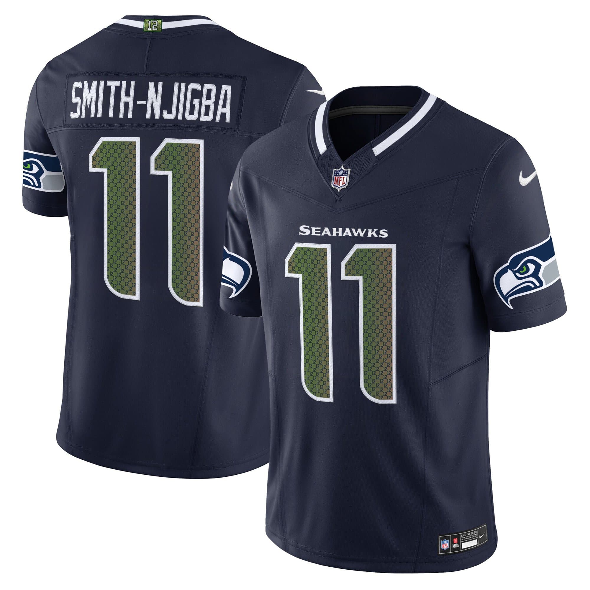 Men’s Seattle Seahawks 2025 “Rivalries” Vapor Limited Jersey – All Stitched Smith-Njigba    11