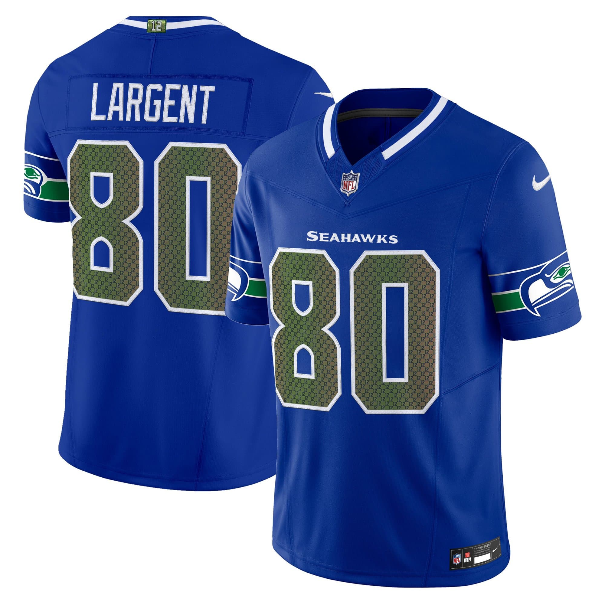 Men’s Seattle Seahawks 2025 “Rivalries” Vapor Limited Jersey – All Stitched Steve Largent80