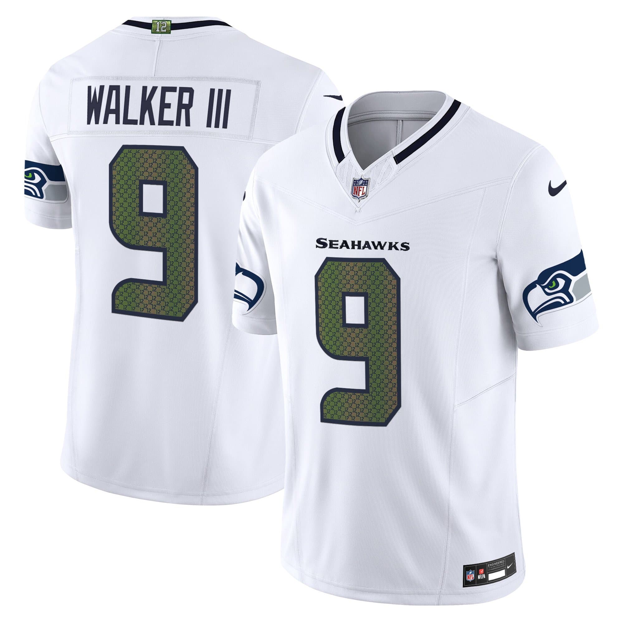 Men’s Seattle Seahawks 2025 “Rivalries” Vapor Limited Jersey – All Stitched Walker III      9