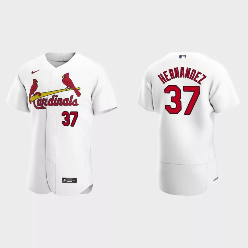 Men’s St. Louis Cardinals Keith Hernandez White Authentic Retired Player Jersey