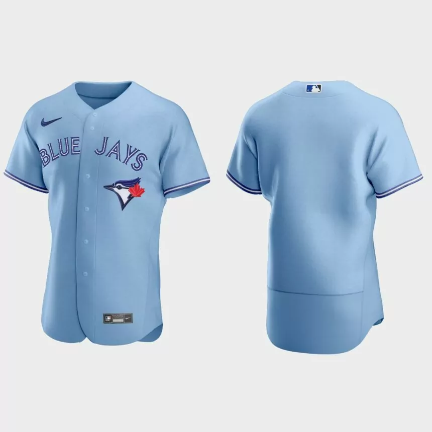 Men’s Toronto Blue Jays 2020 Alternate Authentic Jersey – Light Blue