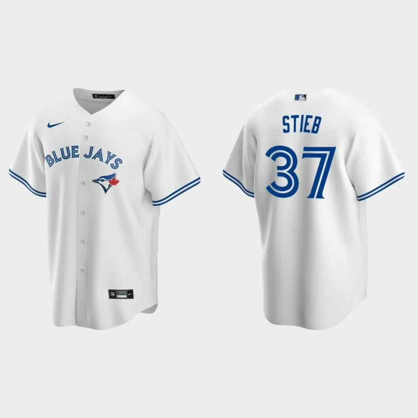 Men’s Toronto Blue Jays Dave Stieb White Replica Retired Player Jersey