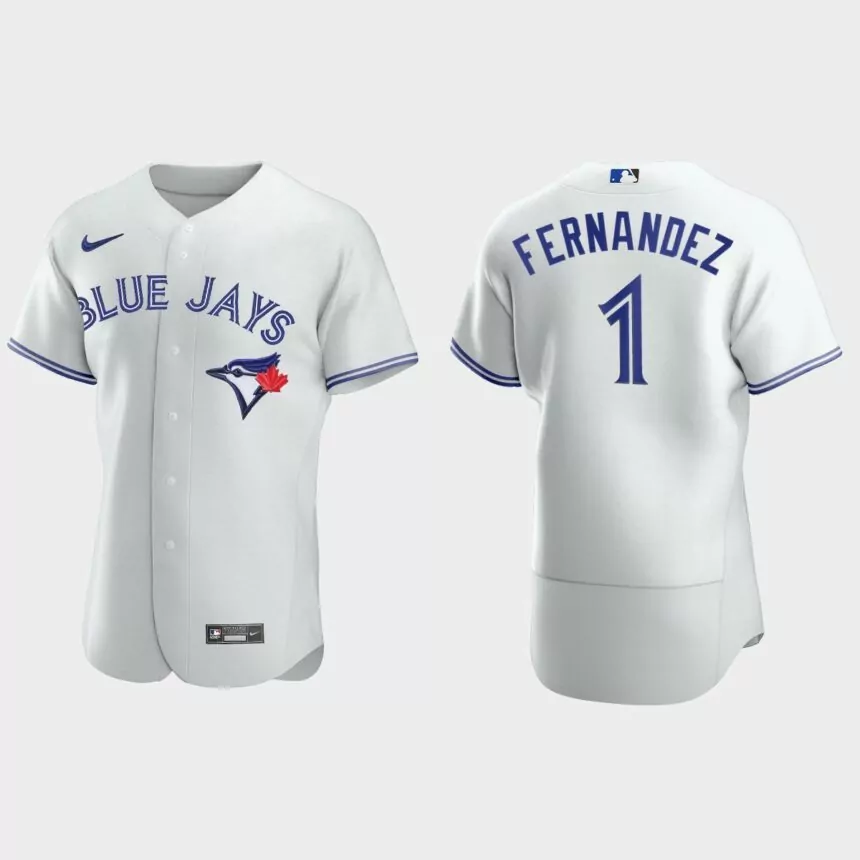 Men’s Toronto Blue Jays Tony Fernandez White Authentic Retired Player Jersey