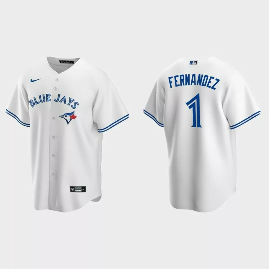 Men’s Toronto Blue Jays Tony Fernandez White Replica Retired Player Jersey