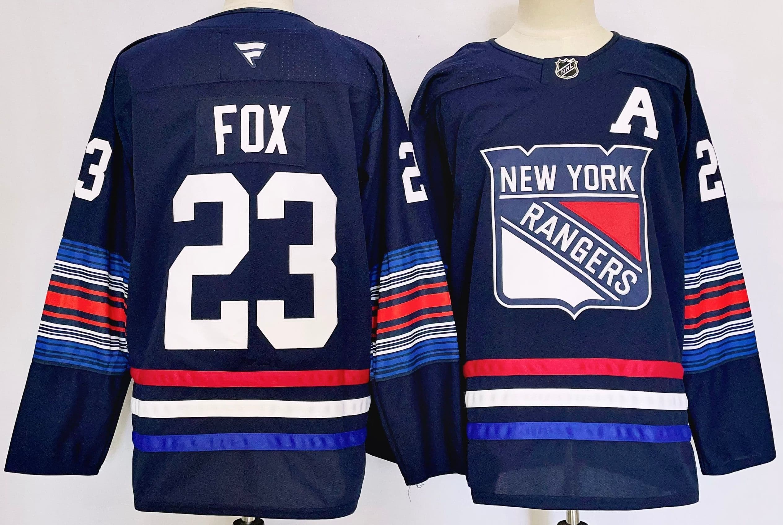 Mens   New  York Rangers #23  Adam Fox Fanatics