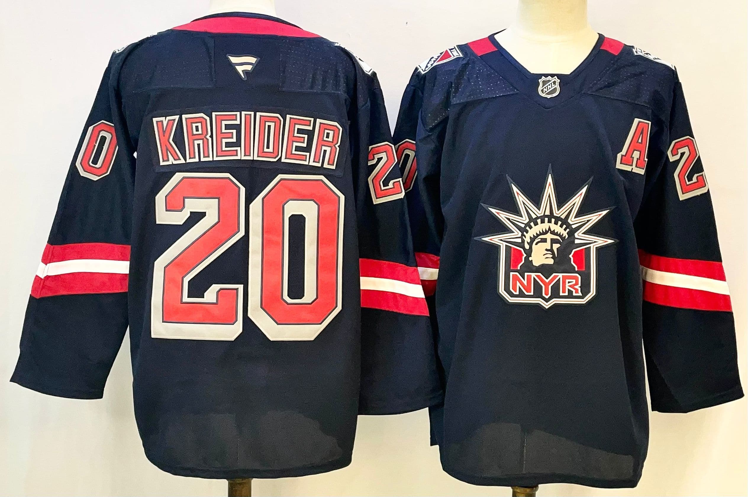 Mens  New  York Rangers #20 Chris Kreider Fanatics