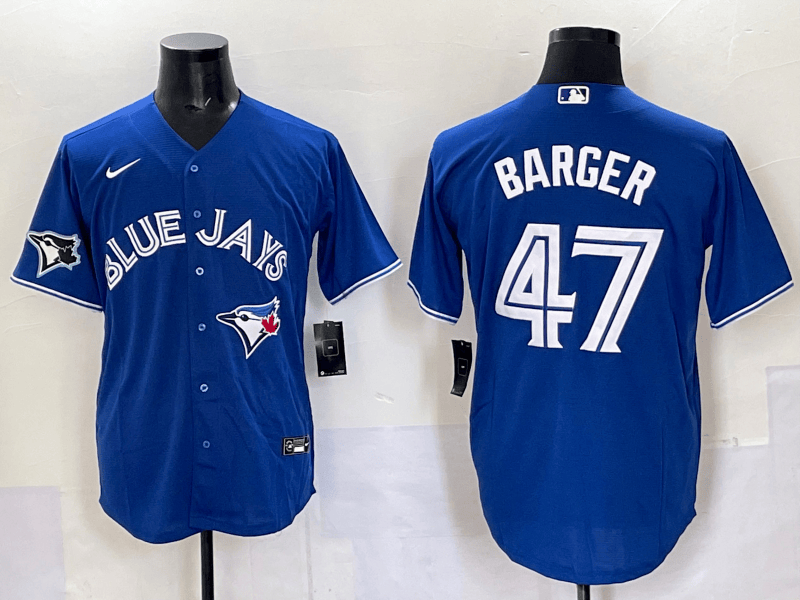 Mens  Toronto Blue Jays #47 Addison Barger  Jersey