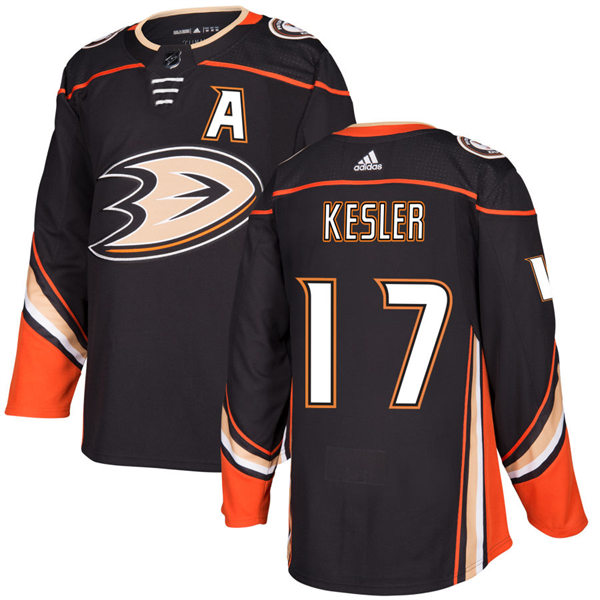 Mens Anaheim Ducks #17 Ryan Kesler Adidas Black Home Stitched Jersey