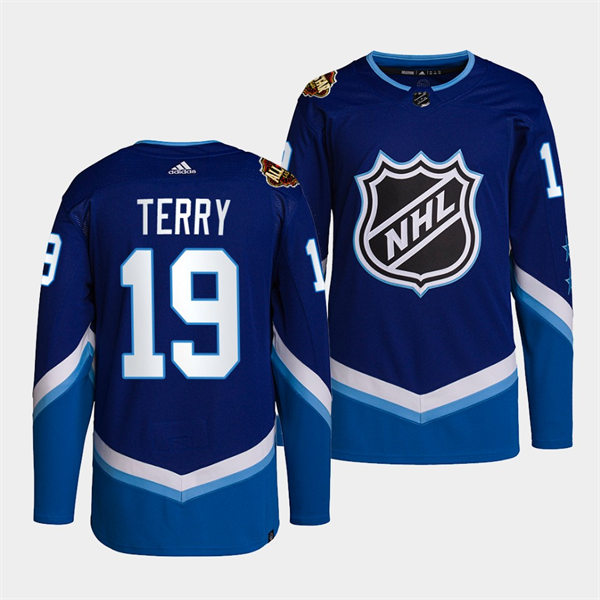 Mens Anaheim Ducks #19 Troy Terry Adidas Blue 2022 NHL All-Star Western Stitched Jersey