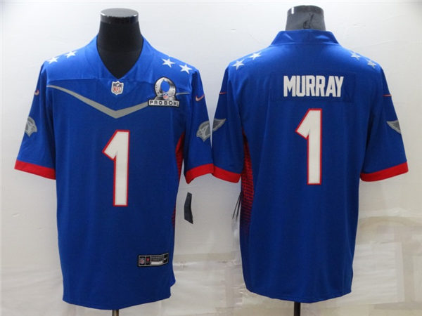 Mens Arizona Cardinals #1 Kyler Murray Royal 2022 NFC Pro Bowl Game Jersey