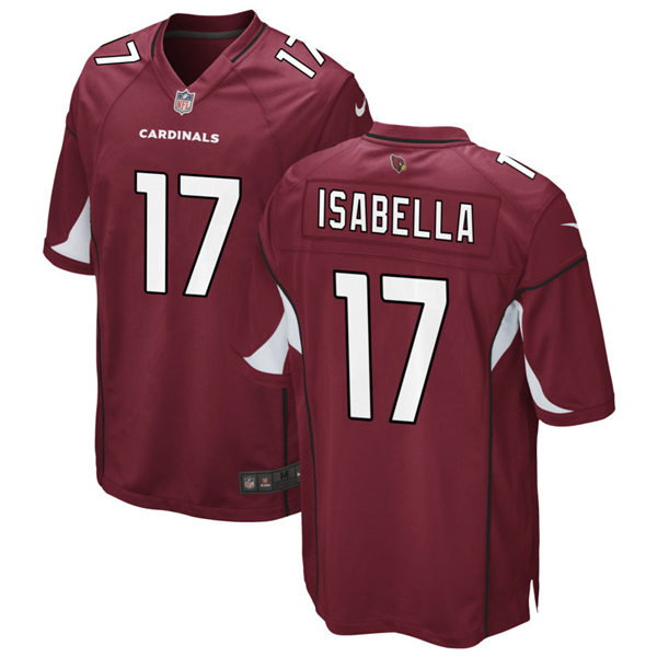 Mens Arizona Cardinals #17 Andy Isabella Nike Cardinal Vapor Limited Jersey