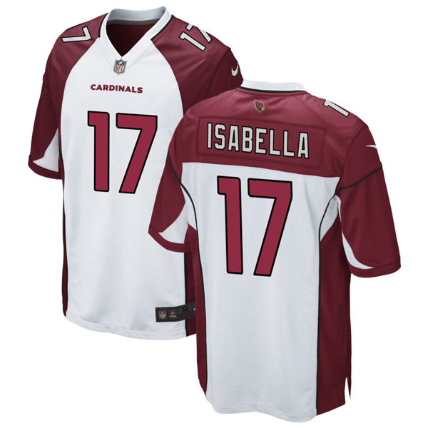 Mens Arizona Cardinals #17 Andy Isabella Nike White Vapor Limited Jersey