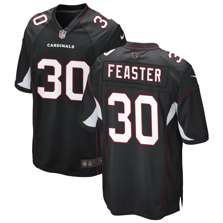 Mens Arizona Cardinals #30 Tavien Feaster Nike Alternate Black Vapor Untouchable Limited Jersey