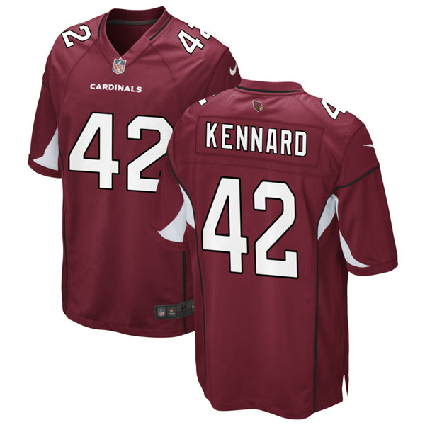 Mens Arizona Cardinals #42 Devon Kennard Nike Cardinal Vapor Limited Jersey
