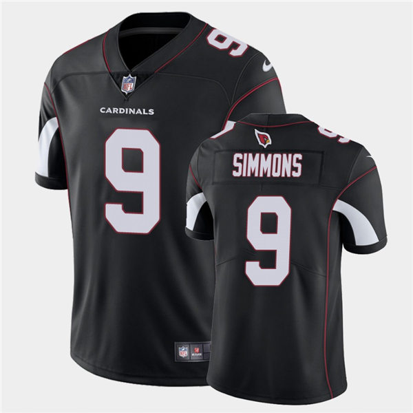 Mens Arizona Cardinals #9 Isaiah Simmons Nike Alternate Black Vapor Untouchable Jersey