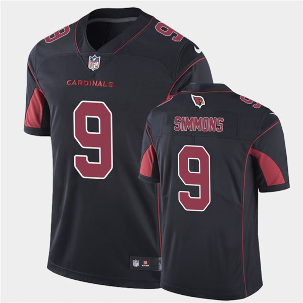 Mens Arizona Cardinals #9 Isaiah Simmons Nike Black 2nd Alternate Color Rush Legend Jersey