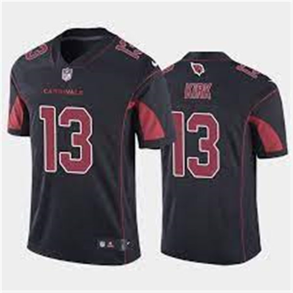 Mens Arizona Cardinals Retired Player #13 Kurt Warner Nike Black Color Rush Legend Jersey