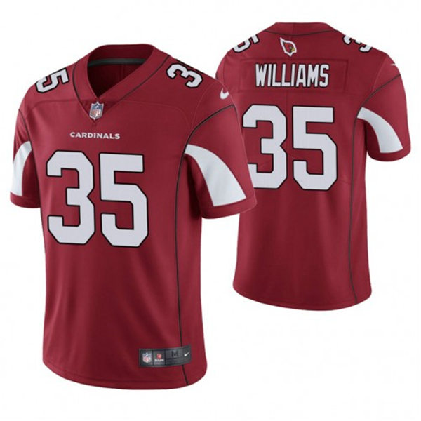 Mens Arizona Cardinals Retired Player #35 Aeneas Williams Nike Cardinal Vapor Limited Jersey